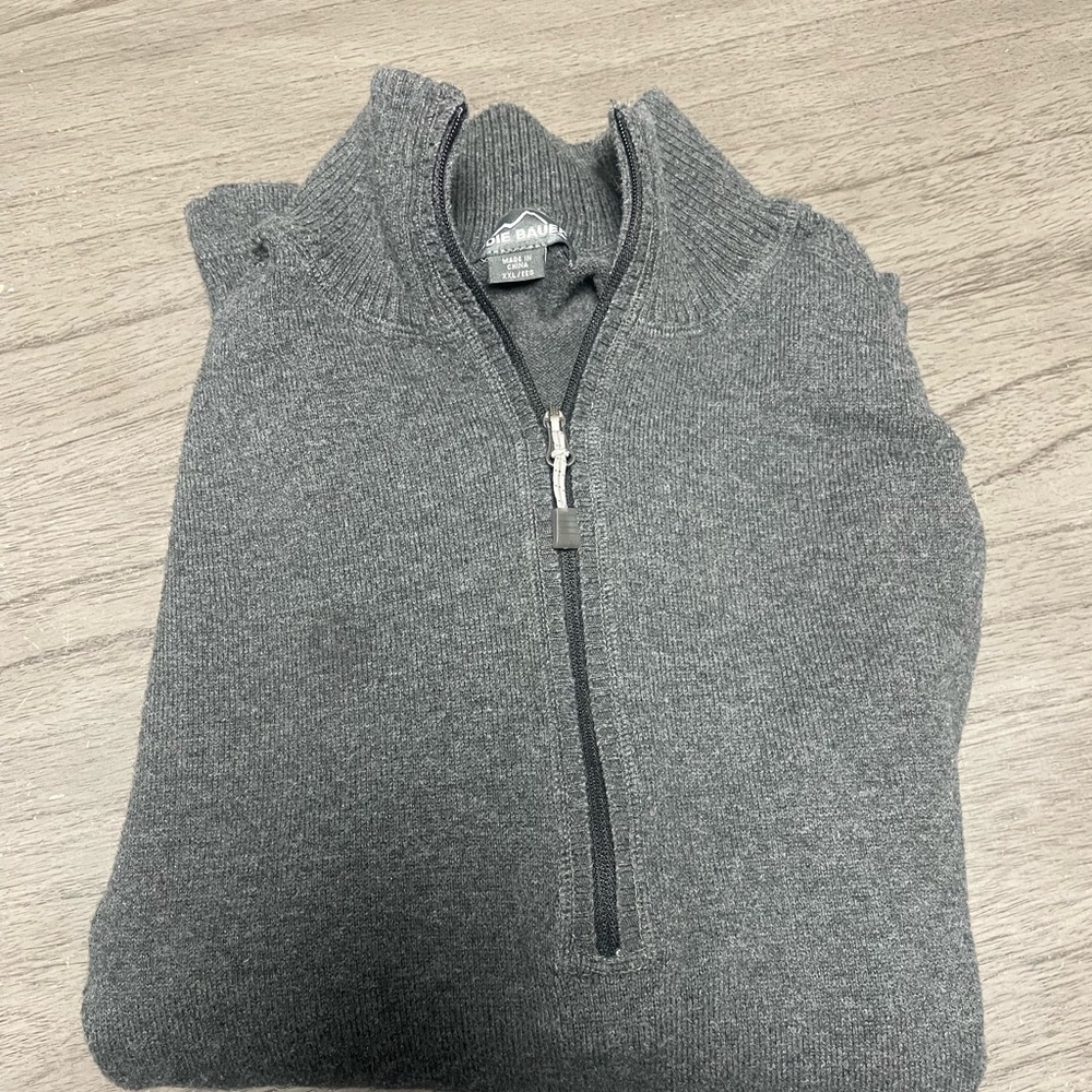 Eddie Bauer quarter zip sweater